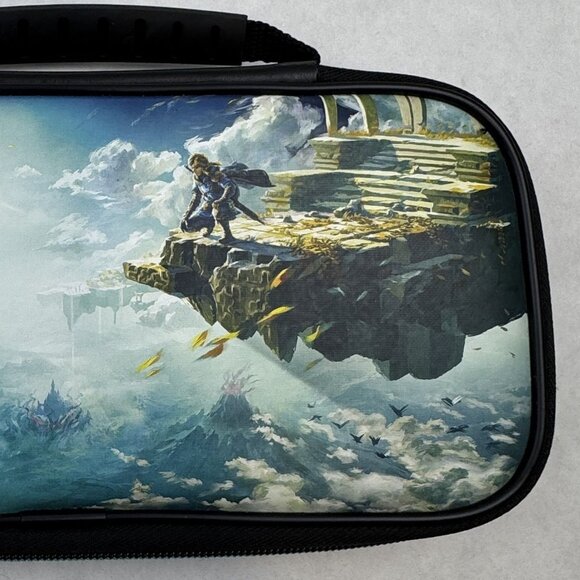 The Legend Of Zelda Tears Of The Kingdom Nintendo Switch Carrying Case Black - Picture 3 of 13
